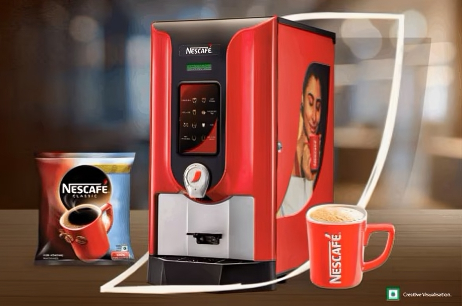 Coffee machine illustration